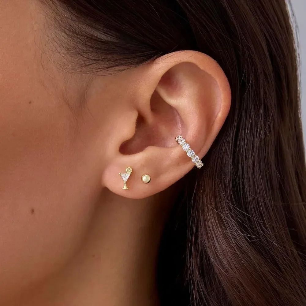 Martini Stud Earrings 🍸
